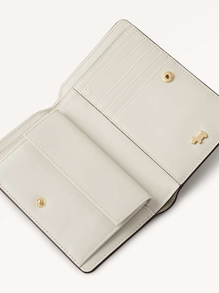 Radley Medium Autumn Leaves Bifold White Purse - Image 3 of 3