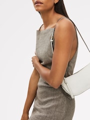 Radley Small The Iris Faux Croc Zip Top Cross-Body White Bag - Imagen 7 de 7