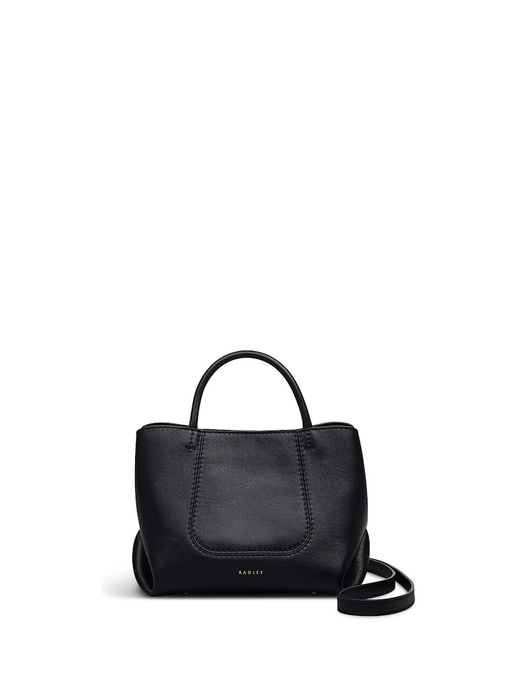 Radley Small The Compton Zip Top Grab Black Bag - Imagen 1 de 6