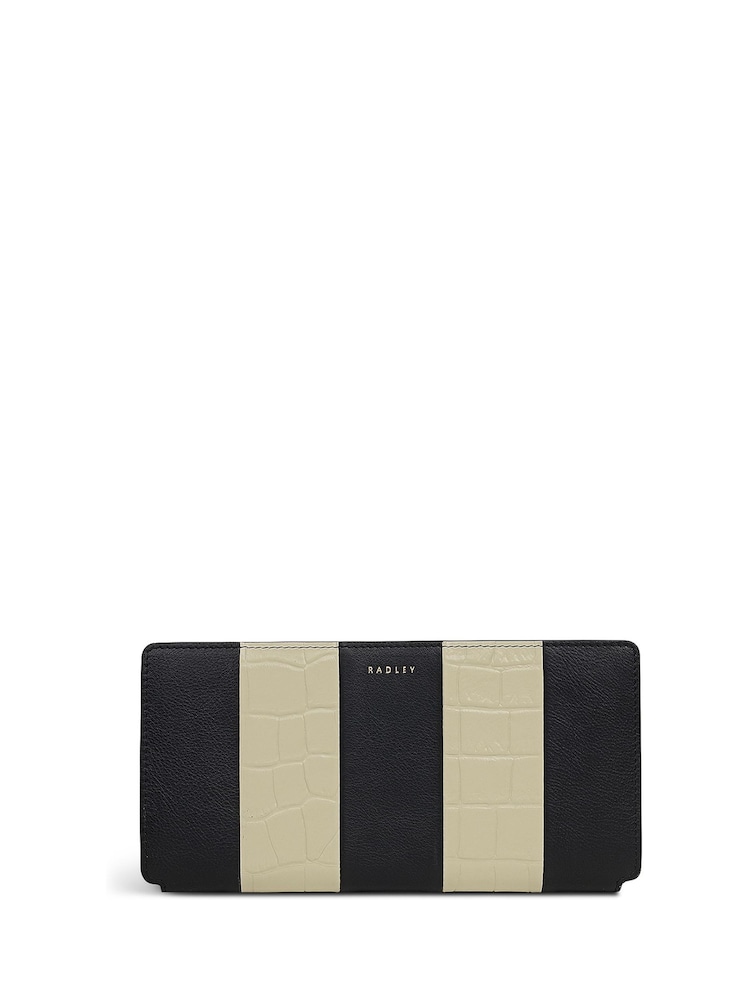 Radley Large Coin Street Patchwork Bifold Black Purse - Image 1 of 3 Radley Large Coin Street Patchwork Bifold Black Purse - Image 1 of 3