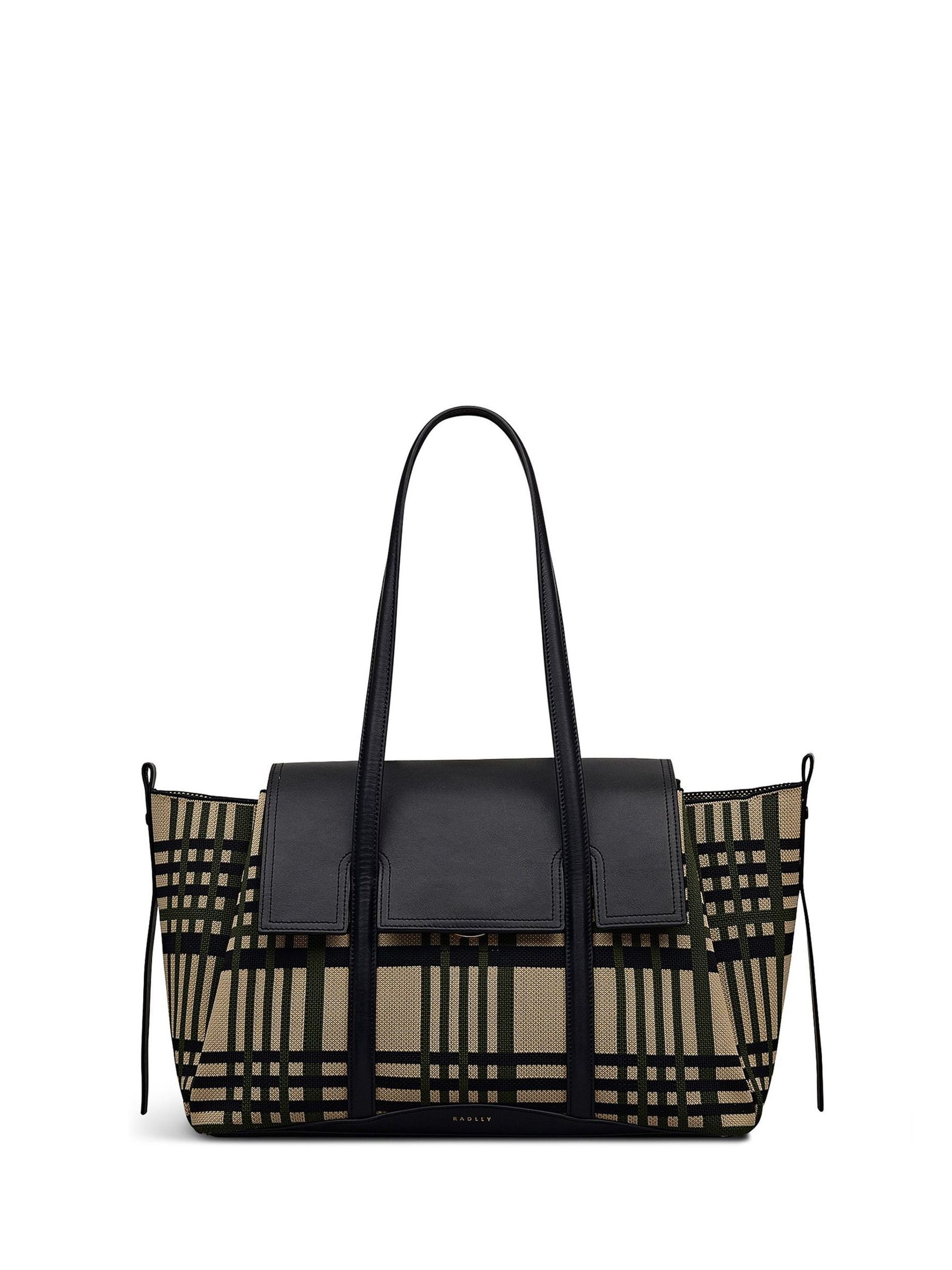 Buy Radley Natural Fly Knit The Chancery Medium Shoulder Bag from
