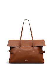 Radley Medium Fleet Street Flapover Shoulder Brown Bag - Image 1 of 5