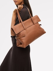Radley Medium Fleet Street Flapover Shoulder Brown Bag - Image 5 of 5