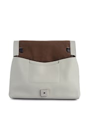 Radley Medium The Mercer Faux Croc Flapover Shoulder White Bag - Imagen 4 de 6