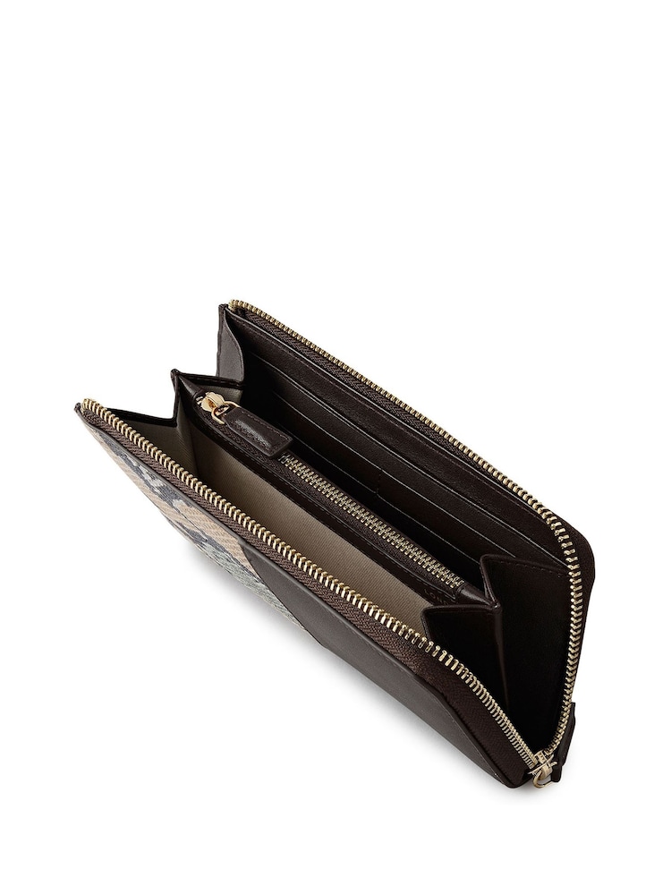 Radley Large Green Chilworth Street Zip Around Matinee Purse - Image 3 of 3