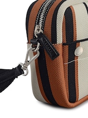 Radley Small Hadleigh Place Stripe Zip-Top Cross-Body Bag - Imagen 5 de 6