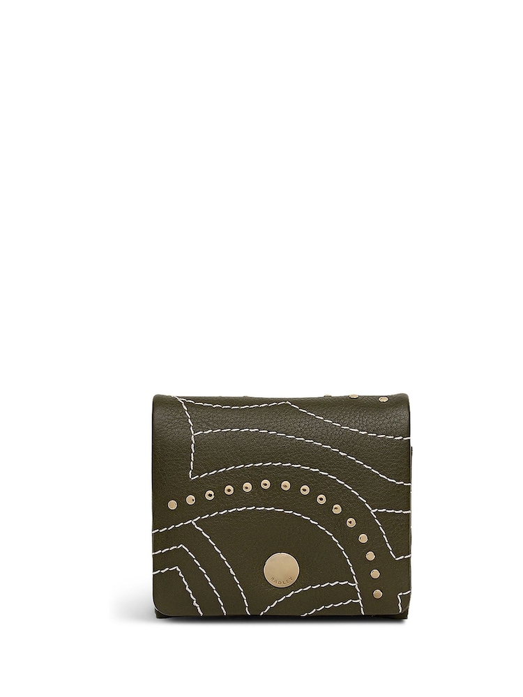 Radley Medium Green Mallow Street Stud Folded Purse - Image 1 of 4 Radley Medium Green Mallow Street Stud Folded Purse - Image 1 of 4