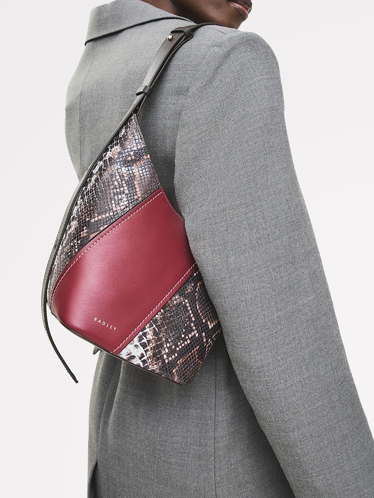 Radley Small Green Beaton Close Patchwork Zip Top Cross-Body Bag - Image 6 of 6 Radley Small Green Beaton Close Patchwork Zip Top Cross-Body Bag - Image 6 of 6