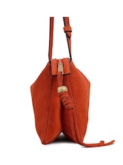 Radley Medium Red The Romilly Suede Ziptop Cross-Body Bag - Image 4 of 6