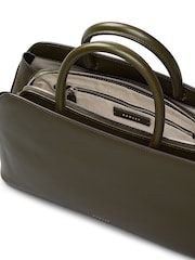 Radley Medium Green Liverpool Street Ziptop Grab Bag - Image 3 of 6