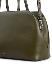 Radley Medium Green Liverpool Street Ziptop Grab Bag - Image 4 of 6