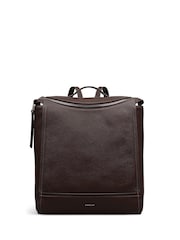 Radley Medium Oak Street Zip Top Brown Backpack - Imagen 1 de 5