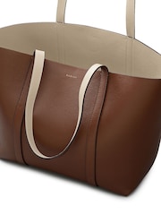 Radley Hanbury Row Large Open Top Brown Tote - Image 3 of 9