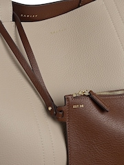 Radley Hanbury Row Large Open Top Brown Tote - Image 4 of 9