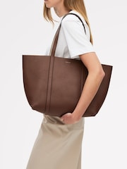 Radley Hanbury Row Large Open Top Brown Tote - Image 7 of 9