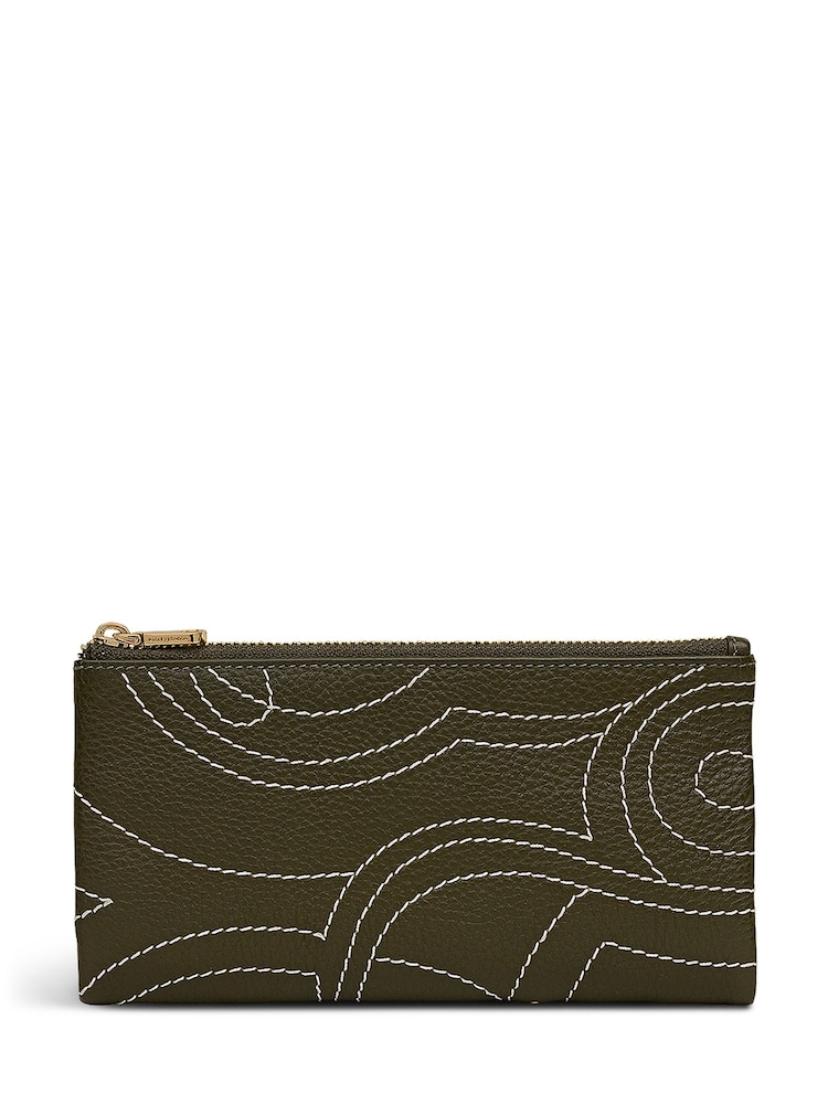 Radley Large Green Mallow Street Stud Bifold Matinee Purse - Image 2 of 4 Radley Large Green Mallow Street Stud Bifold Matinee Purse - Image 2 of 4