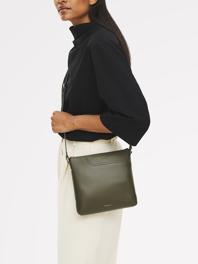 Radley Pockets Small Ziptop Cross-Body Brown Bag - Image 5 of 5 Radley Pockets Small Ziptop Cross-Body Brown Bag - Image 5 of 5