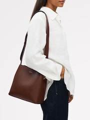 Radley Medium Dukes Place Texure Compartment Cross-Body Brown Bag - Image 5 of 5