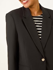 Roman Black Single Breated Smart Blazer - Image 5 of 5