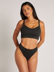 Boux Avenue Black Nursing Ribbed Seamfree Bralette - Image 2 of 5