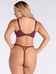 Boux Avenue Red Billie Floral Lace Thong - Image 2 of 4