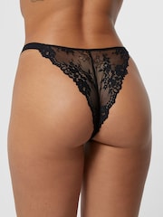 Boux Avenue Fran High Leg Lace Black Thong 5 Pack - Image 2 of 2