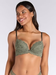Boux Avenue Green Mollie 24 Lace Plunge Bra - Image 1 of 2