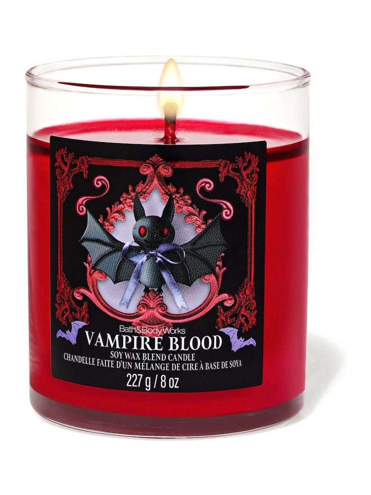 Bath & Body Works Vampire Blood Single Wick Candle 227g - Image 1 of 1 Bath & Body Works Vampire Blood Single Wick Candle 227g - Image 1 of 1