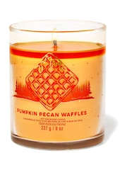 Bath & Body Works Pumpkin Pecan Waffles Signature Single Wick Candle 227g - Image 1 of 1