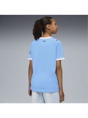 Puma Blue Manchester City 25/26 Home Boys Jersey T-Shirt - Image 4 of 6