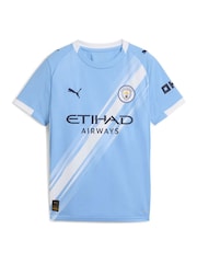 Puma Blue Manchester City 25/26 Home Boys Jersey T-Shirt - Image 5 of 6