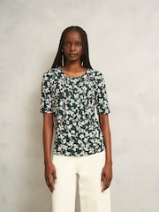 Verde - Blusa estampada Hobbs Jacqueline - Imagem 1 de 4