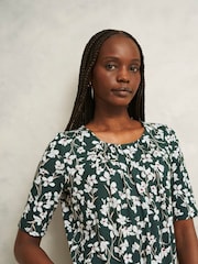 Verde - Blusa estampada Hobbs Jacqueline - Imagem 3 de 4
