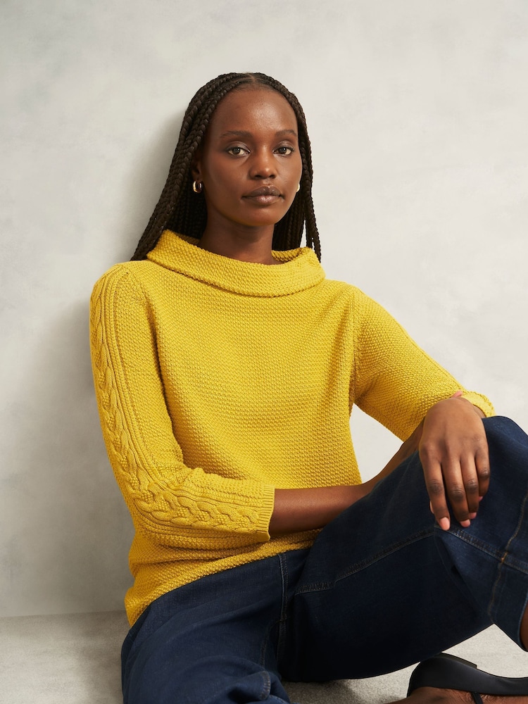 Hobbs Yellow Camilla Jumper - Image 1 of 4