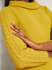 Hobbs Yellow Camilla Jumper - Image 3 of 4