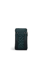 Radley Medium Green Holland Park Quilt Zip Around Phone Cross-Body Bag - Imagen 2 de 5