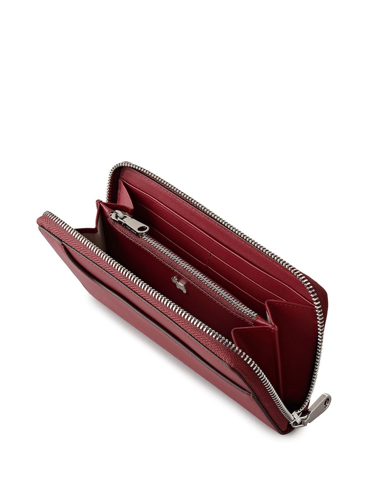 Radley Large Red Pockets Zip Around Matinee Bag - Image 3 of 3