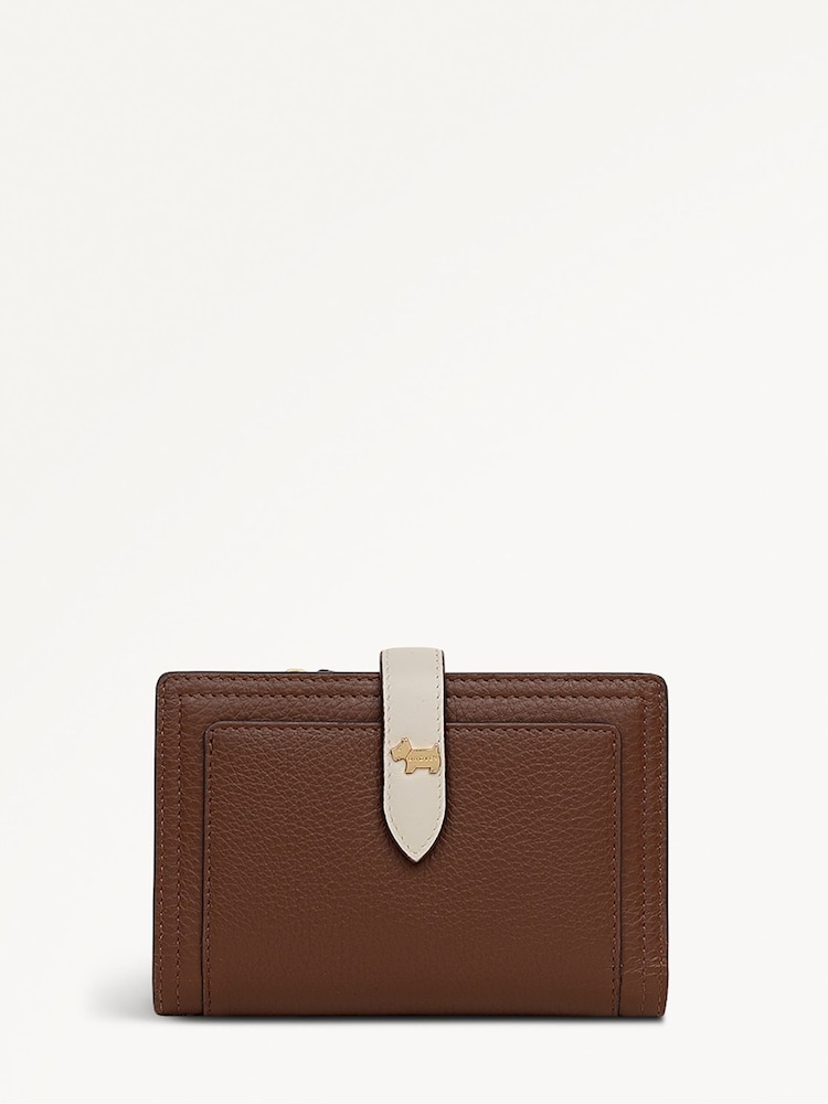 Radley Medium Willis Street Colourblock Bifold Brown Purse - Image 1 of 4