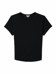 Jigsaw Black Fine Cotton Baby T-Shirt - Image 6 of 6