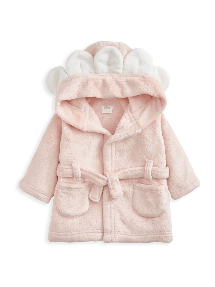Mamas & Papas Pink Daisy Dressing Gown - Image 3 of 3