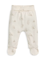 Mamas & Papas Cream Teddy Bear Print Bodysuit and Bottoms Set - Image 2 of 3