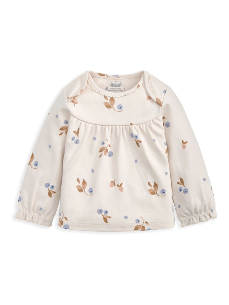 Mamas & Papas Cream Berries Print Pyjamas - Image 4 of 4 Mamas & Papas Cream Berries Print Pyjamas - Image 4 of 4