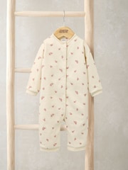 Mamas & Papas Cream Blooming Romper - Image 1 of 3