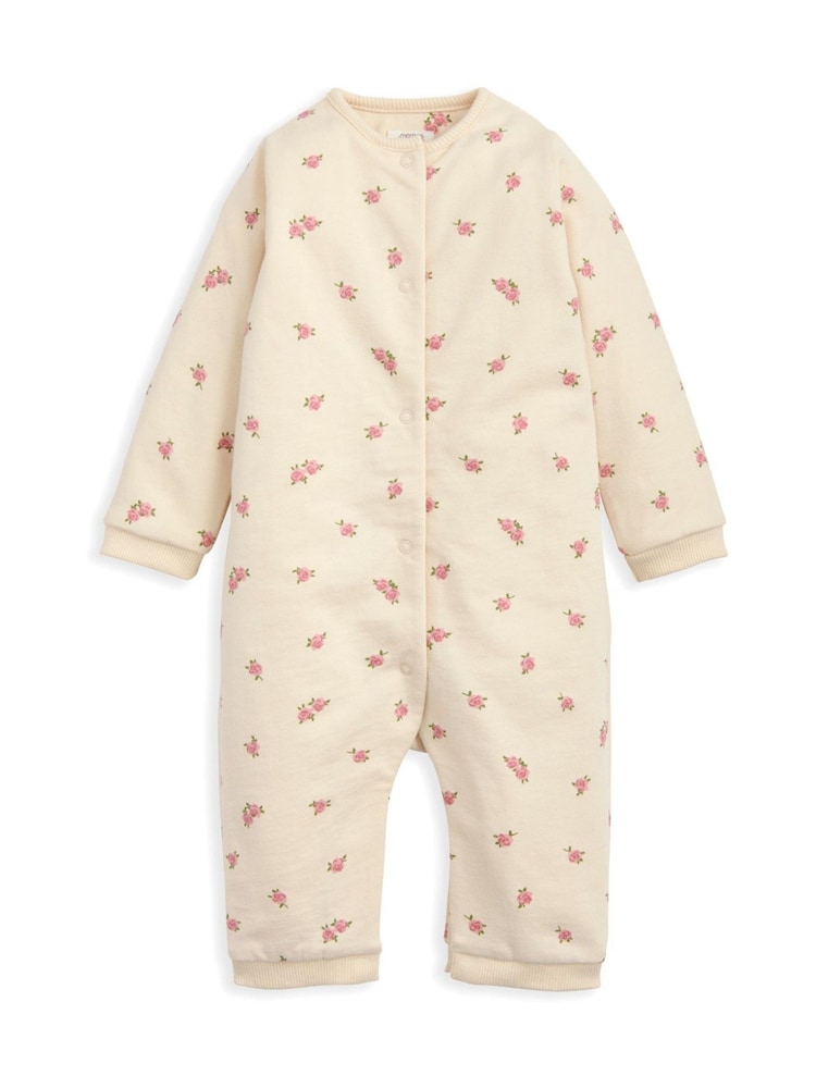 Mamas & Papas Cream Blooming Romper - Image 2 of 3 Mamas & Papas Cream Blooming Romper - Image 2 of 3
