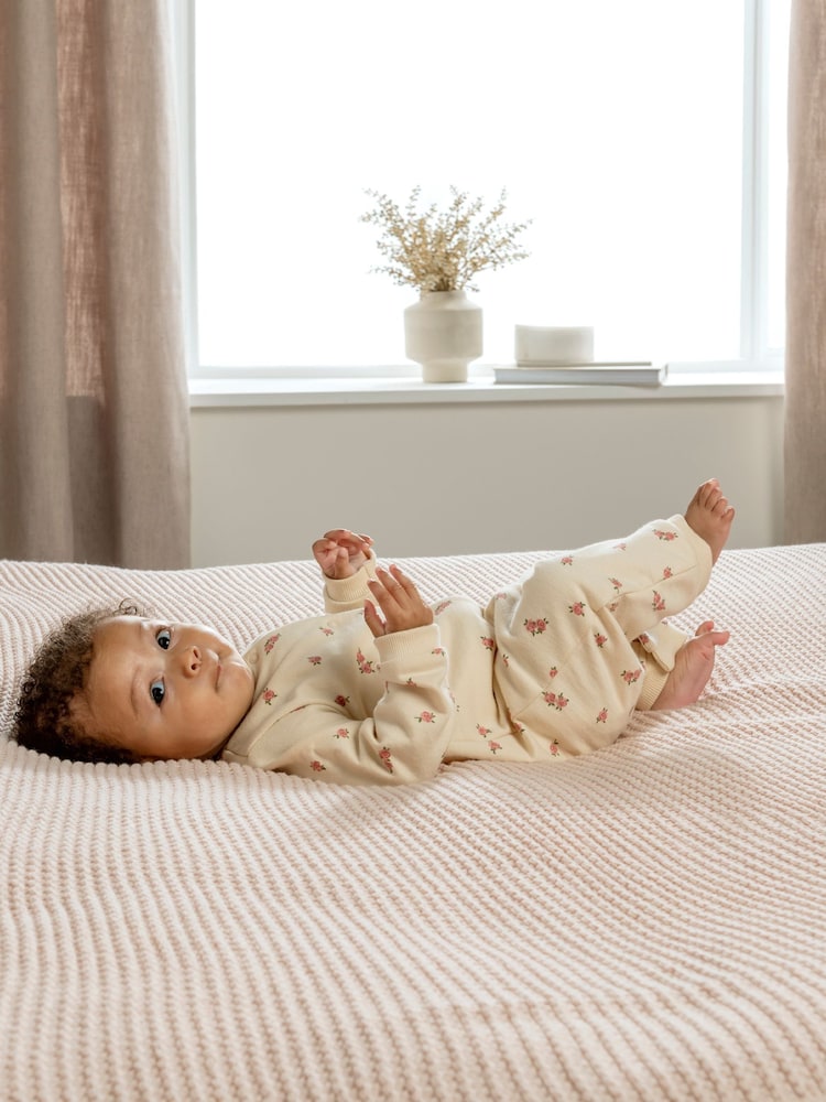 Mamas & Papas Cream Blooming Romper - Image 3 of 3 Mamas & Papas Cream Blooming Romper - Image 3 of 3