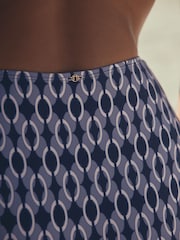 Blue High Leg Hardware Bikini Bottoms - Image 4 of 7