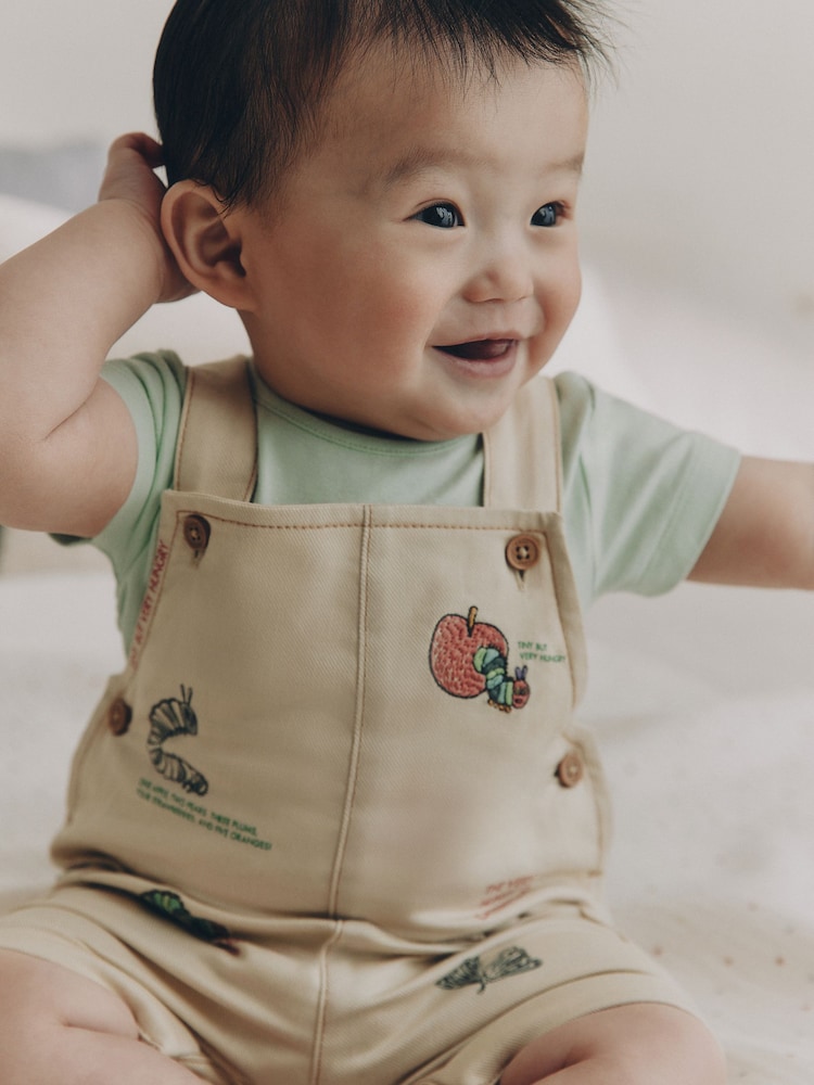 Neutro - The Very Hungry Caterpillar Dungaree and Bodysuit Baby Set (0mths-2yrs) - Imagen 2 de 14 Neutro - The Very Hungry Caterpillar Dungaree and Bodysuit Baby Set (0mths-2yrs) - Imagen 2 de 14