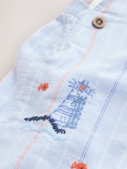 Dungi albastre nautice - Set salopetă și body Bebeluși (0ms-2yrs) - Imaginea 9 din 12