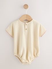 Yellow Fruit/Veg Print - Set salopetă și body Bebeluși (0ms-2yrs) - Imaginea 2 din 10