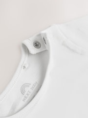 Grey Linen/Cotton Blend Dungaree and Bodysuit Baby Set (0mths-2yrs) - Image 8 of 8